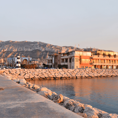 Potter around the Marina de Denia for a few hours