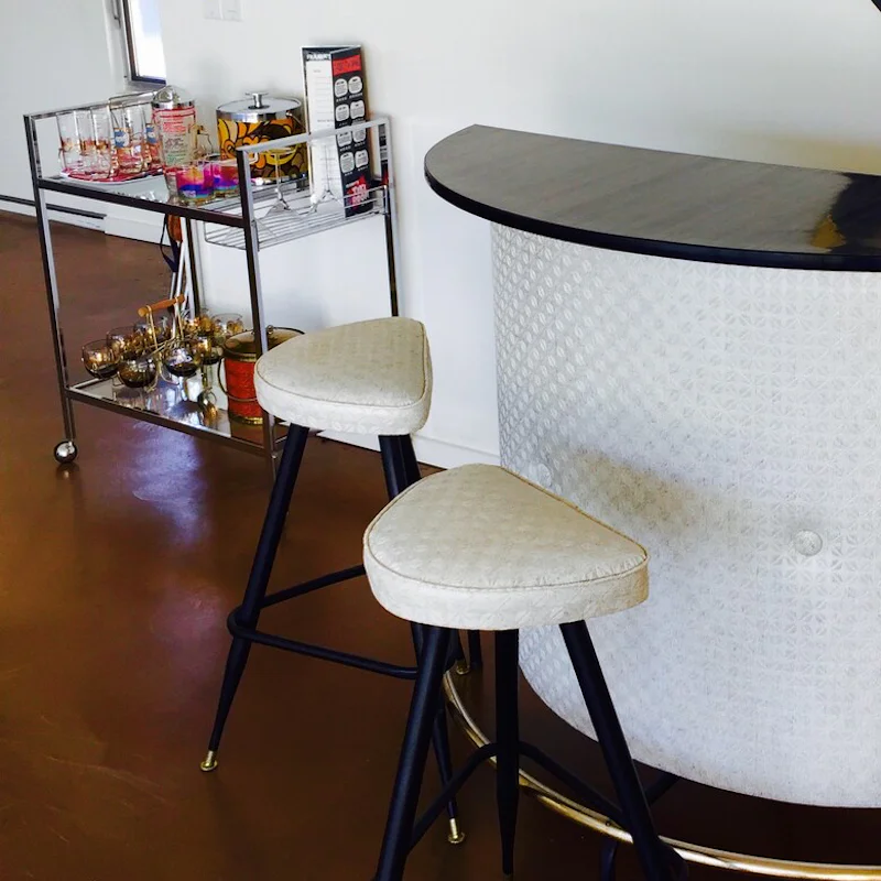 Mix a classic cocktail to enjoy at the retro bar