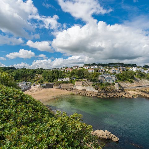 Pack your bucket and spade for a day on Readymoney Cove – just a twenty-minute walk away