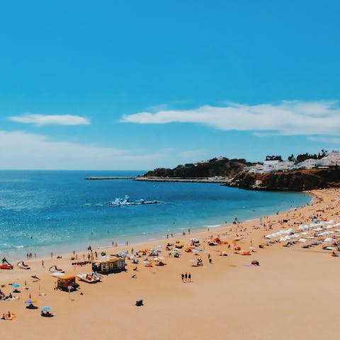 Spend your days relaxing on some of the Algarve's most picturesque beaches