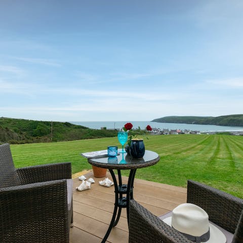 Make the most of the uninterrupted views from the deck