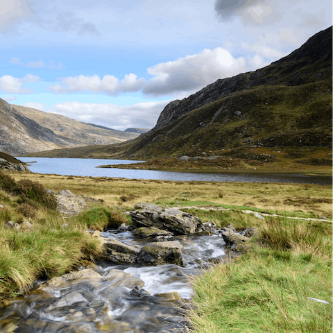 Hike the footpaths of the peninsula or drive to Snowdonia National Park