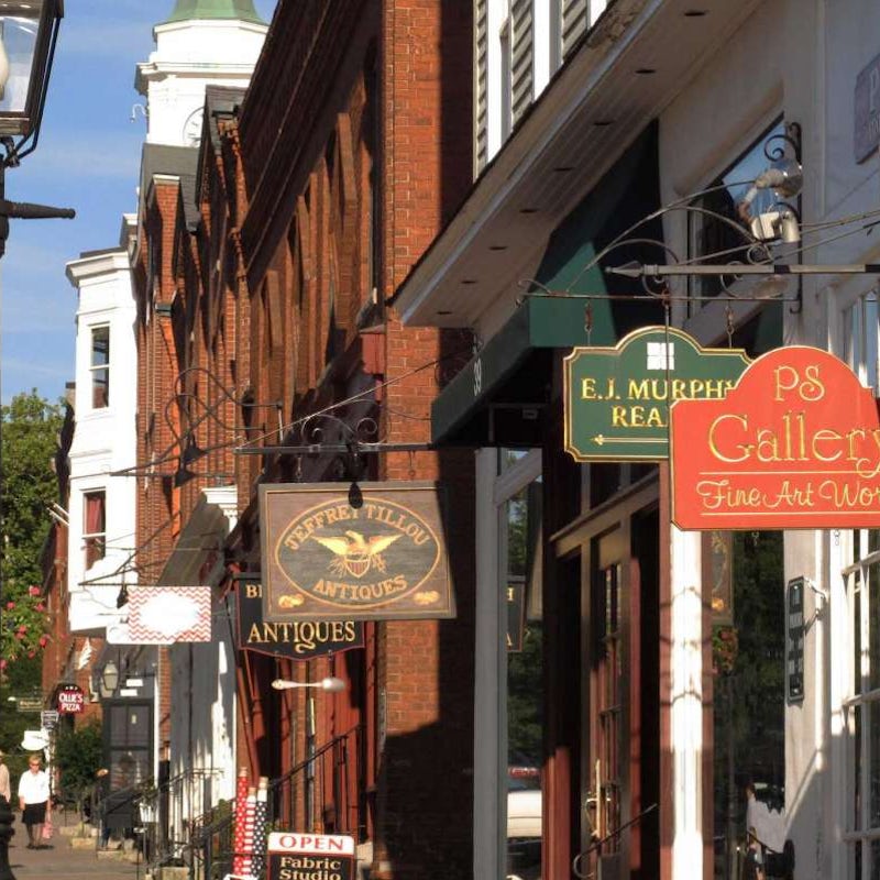 Stroll through the charming New England town of Litchfield – just a ten–minute drive away