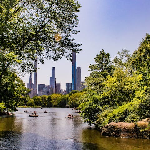Explore the natural beauty of Central Park