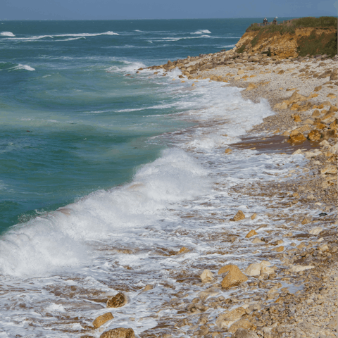 Enjoy long walks, refreshing dips and sightseeing on the shores of the island 