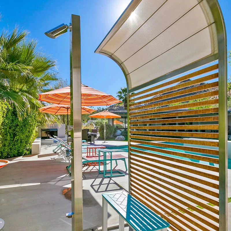 Cool off with an outdoor shower