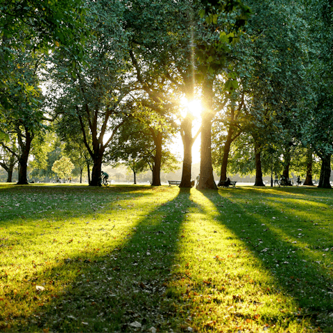 Stay in the heart of London – Hyde Park is a short walk away