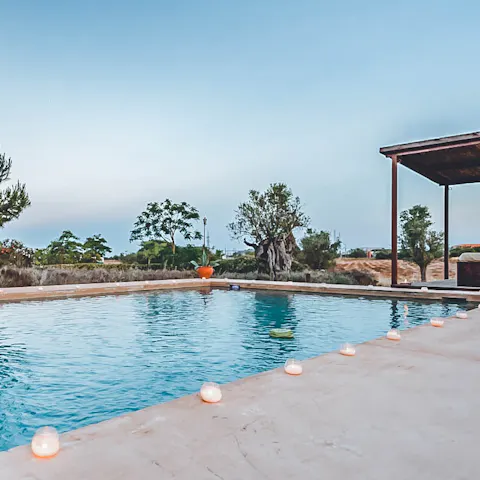 Jump out of bed and straight into the pool for a wake up call, Ibiza style 