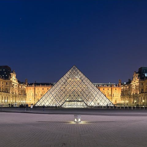 Experience the magic of the iconic Louvre for yourself, only a  quick trip away