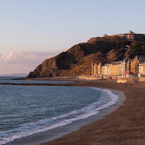 Spend a day on the sands of North Beach, just steps away