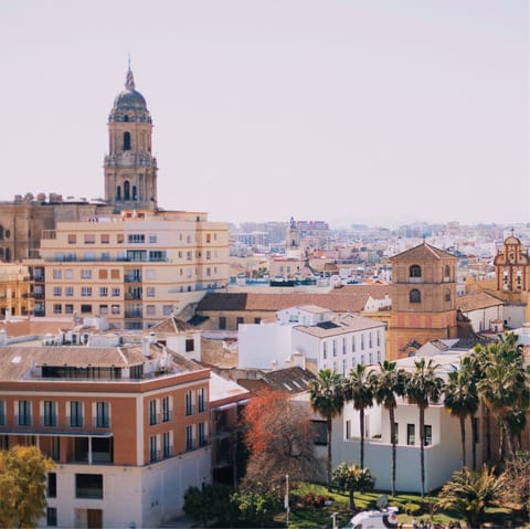 Explore the beautiful city of Malaga, teeming with art galleries, cute eateries, and great beaches