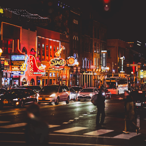 Face the music at Nashville's famous Honky Tonk Highway