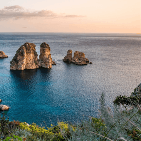 Explore the majestic coastline of Sicily from the historic town of Licata 