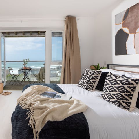 Wake up and open the doors onto breathtaking views