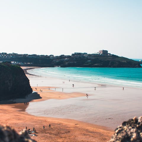 Ease into life by the sea from this home in Newquay