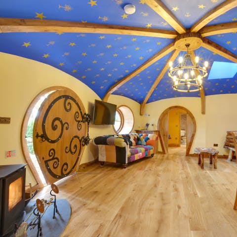 Admire the movie-inspired interiors throughout