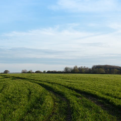 Stay in the Sussex countryside, within walking distance from Bodiam castle