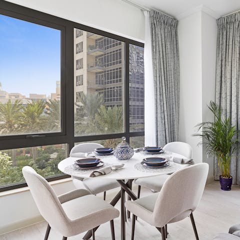Lay the table for lazy brunches and Mimosas