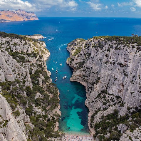 Make the most of your location in the Calanques National Park