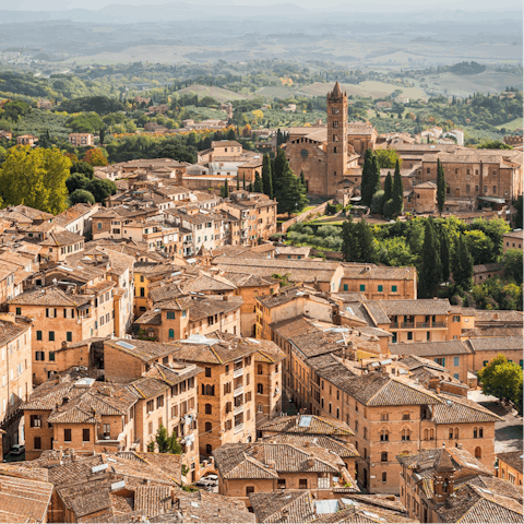 Explore the towns of Tuscany, including nearby Lucca