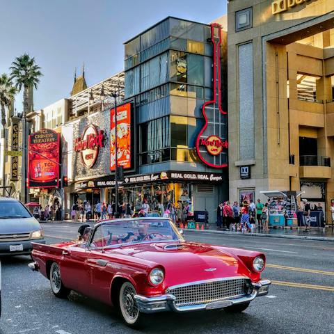 Stroll to Hollywood Boulevard