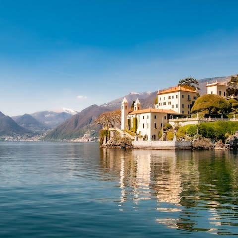 Stay on the banks of Lake Garda – spend days on the pebbly beaches, taking boats onto the lake, and exploring the lakeside towns