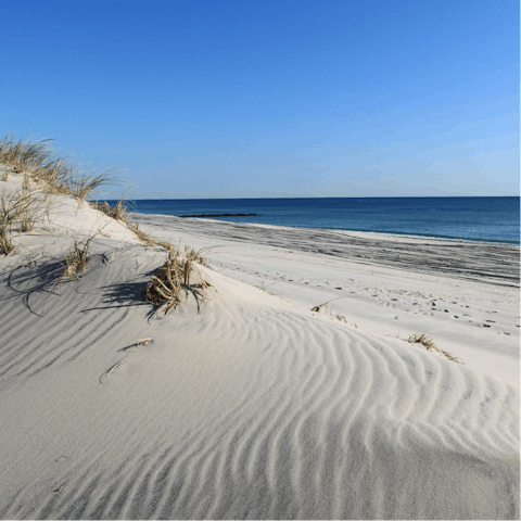 Explore The Hamptons' sandy beaches, right on your doorstep