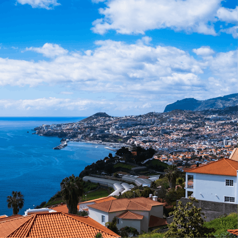 Take the ten minute stroll to Funchal Bay