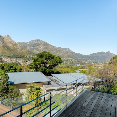 Enjoy stunning views from this magnificent Hout Bay home