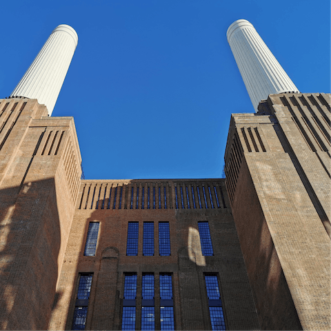 Stay in a London landmark and visit the shops in the newly development