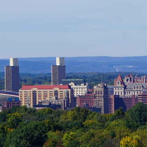 Take a day trip into Albany, the capital city of New York State