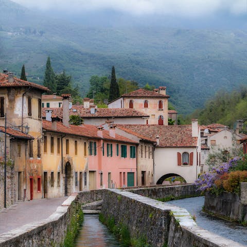 Explore the quaint towns and beautiful landscapes of Italy's Veneto region