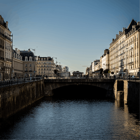 Wander through Rennes' medieval streets, soaking up the culture in the capital of Brittany