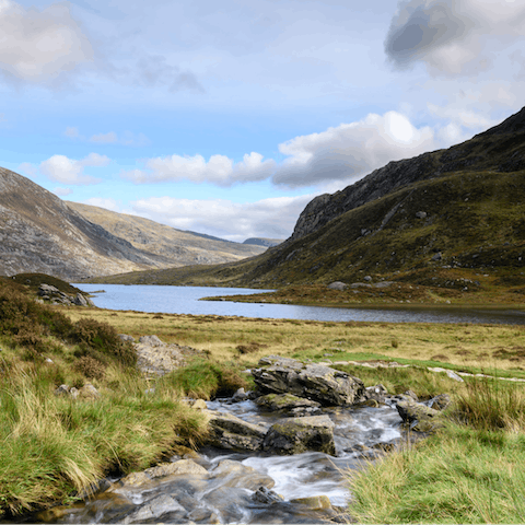 Head out to explore Snowdonia National Park, just ten miles away