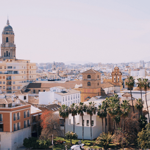 Head into Malaga to see the beautiful colonial architecture and sandy beaches
