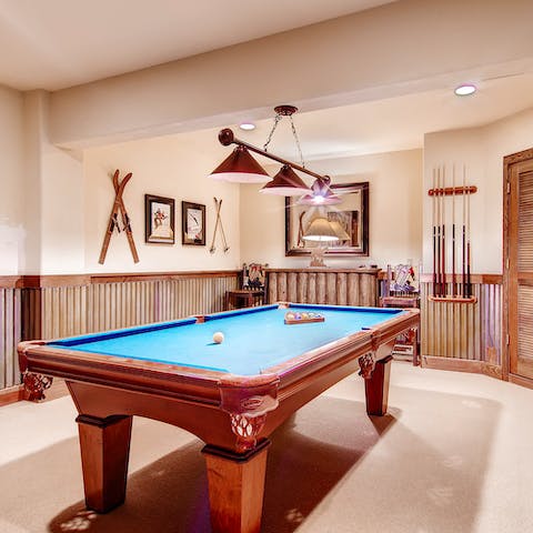Unleash your competitive side at the pool table 
