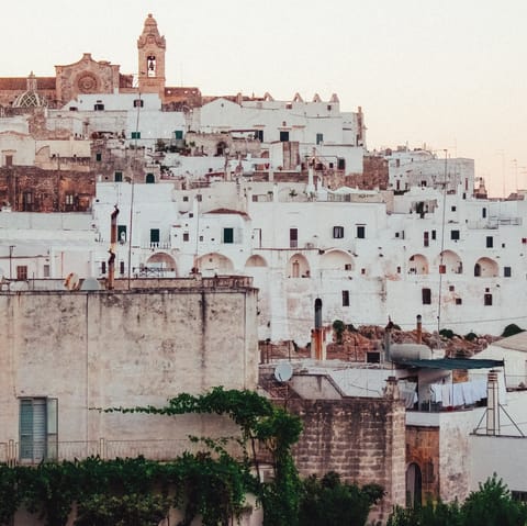 Visit beautiful Ostuni, 11 kilometres from this home