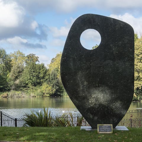 Visit Barbara Hepworth's Single Form memorial in Battersea Park, ten minutes from your front door