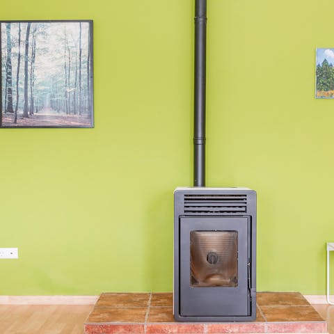 Light up one of the log burners when the evenings get a little cooler