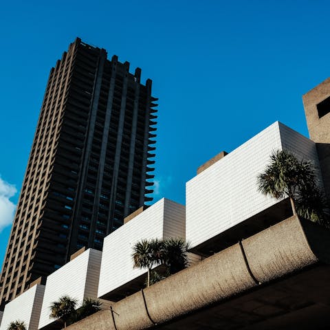 Visit the Barbican Centre, ten minutes away on foot