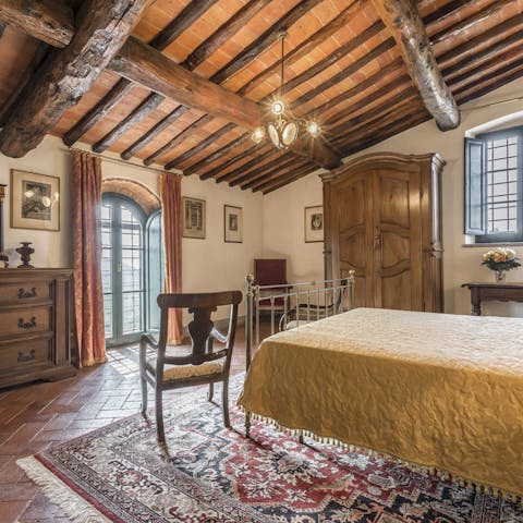 Fall in love with the historic home's period features and romantic bedrooms