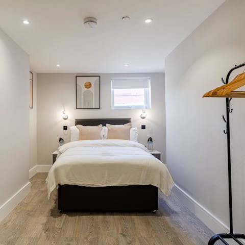 Enjoy a restful night's sleep in the stylish bedrooms