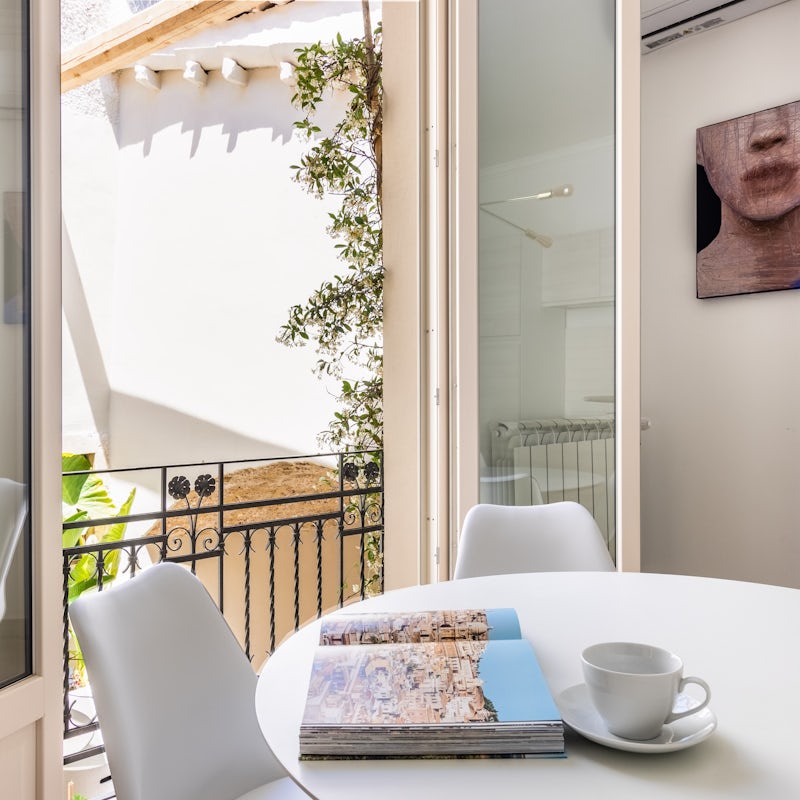 Open up the patio doors and get lost in a book with a cup of coffee