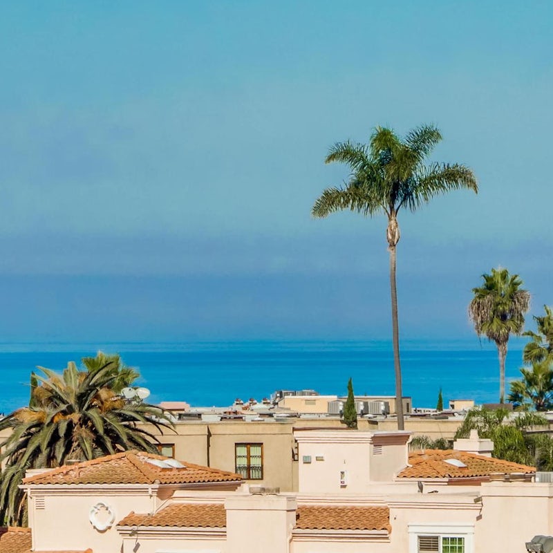 Stay just a ten-minute walk away from Marine Street Beach