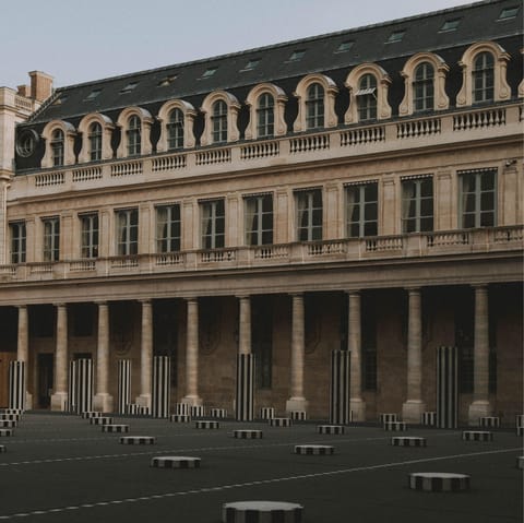 Admire the former French royal palace, the Palais Garnier, a short walk away