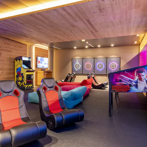 Get competitive in the resort's games room
