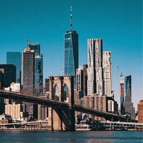 Stay in New York's bustling Financial District, close to the Brooklyn Bridge