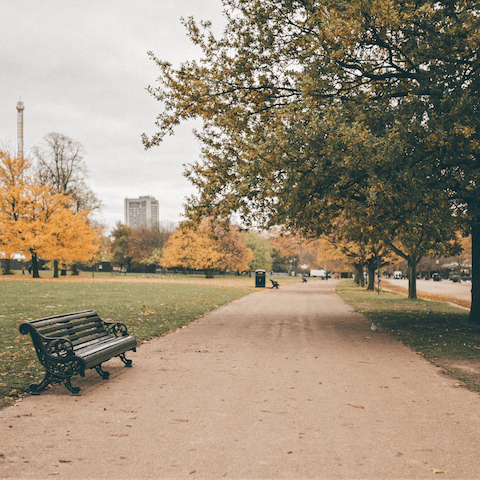 Stroll to Hyde Park in a matter of minutes from your door