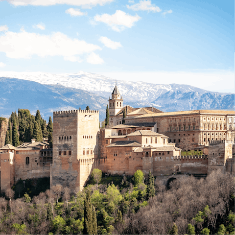 Make the half-hour stroll to the Moorish Alhambra palace complex