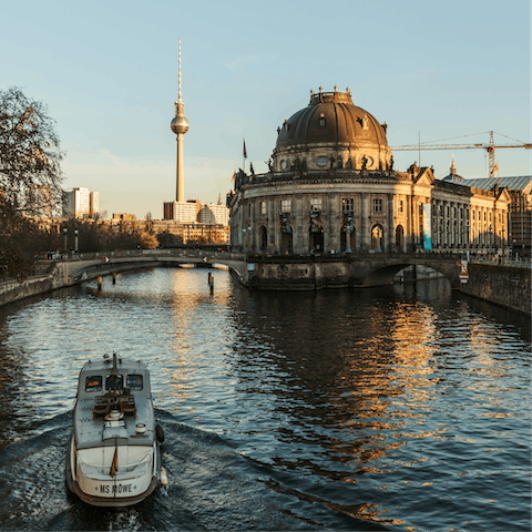 Explore the beautiful Mitte area – a short ten minute walk from your door